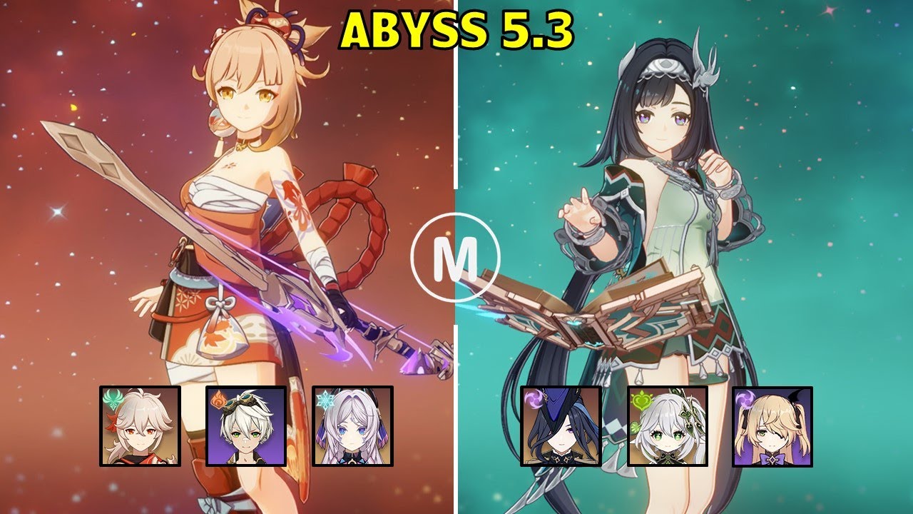 C3 Yoimiya Melt & C0 Lanyan Clorinde Aggravate - 5.3 Abyss - Floor 12 9 stars - Genshin Impact