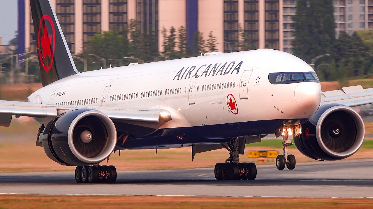 SMOKY Golden Hour ARRIVALS 🛬 | NEW TITLES + VFX | Vancouver Plane Spotting 🇨🇦