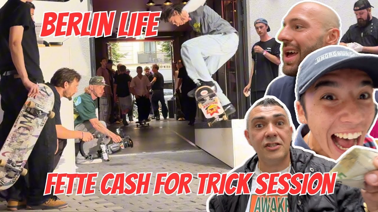 FETTE CASH FOR TRICK SESSION IN BERLIN 💸 FEAT. @sb_robby & @OG_PAAV 