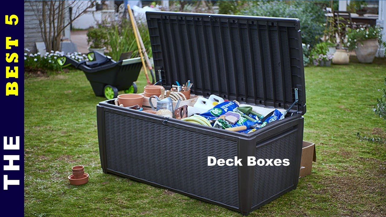 ✅ Top 5: Best Deck Storage Box 2021 [Tested & Reviewed]