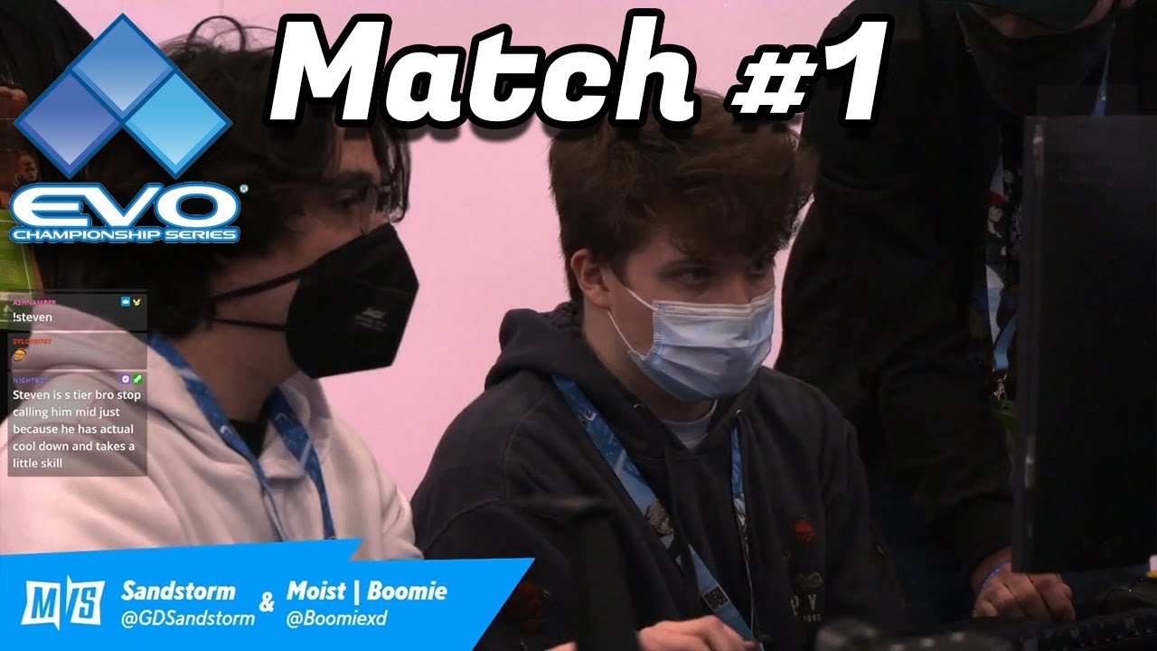 EVO 2022 Sandstorm & Boomie Match 1 vs Chillogen & Shin Paulo