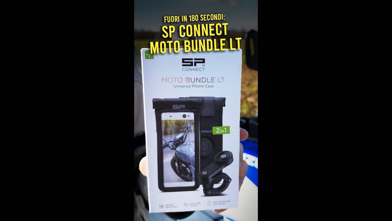 Fuori in 180 secondi: PORTA TELEFONO UNIVERSALE SP-Connect Moto Bundle LT
