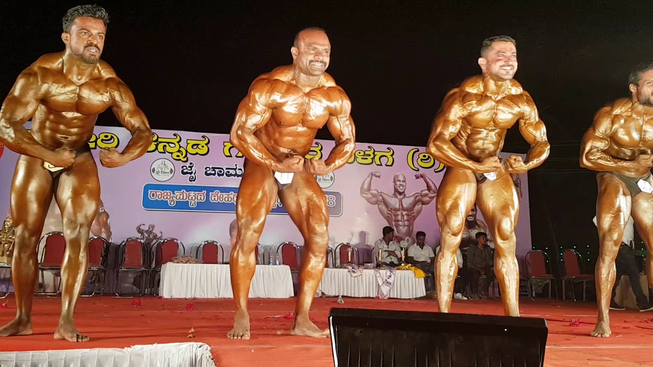 Mr karnataka open state competition title winning comparison