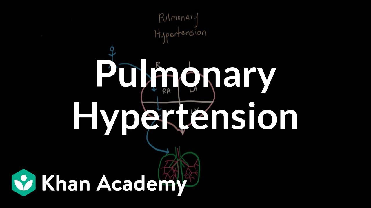 What is pulmonary hypertension? | Respiratory system diseases | NCLEX-RN | Khan Academy