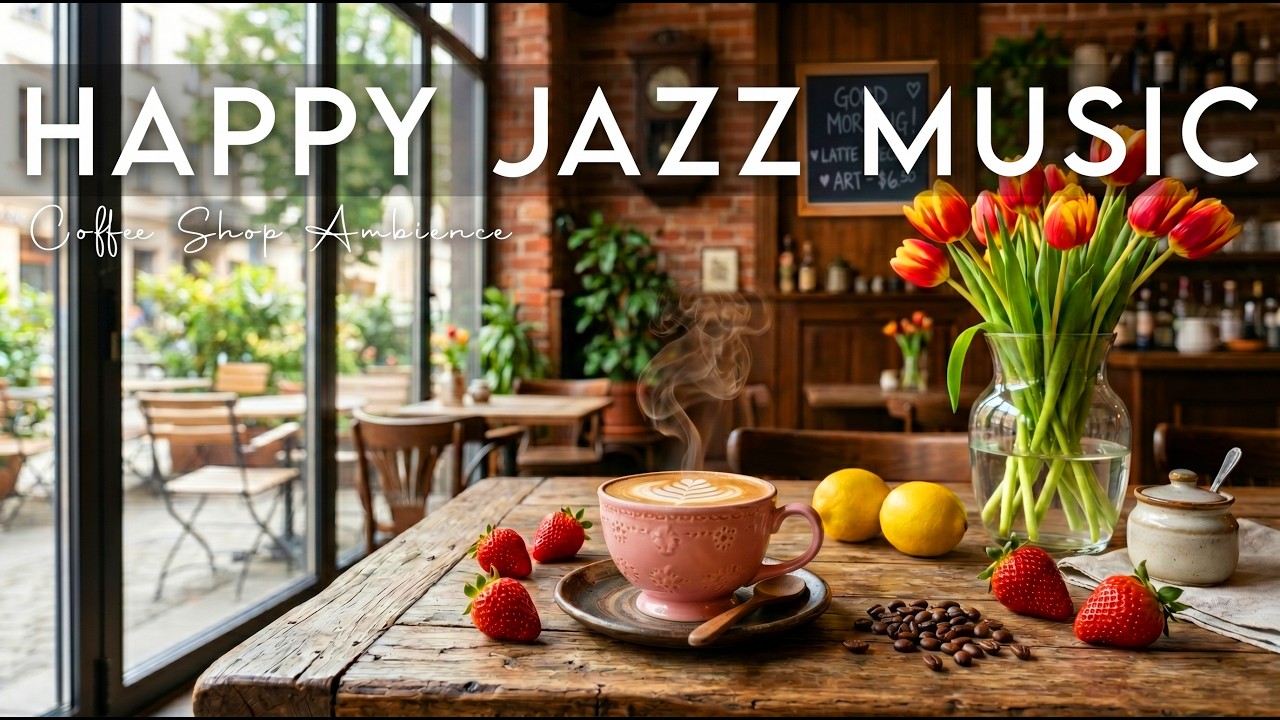 Happy Jazz Music ☕ Bossa Nova background for Relaxing, Great Moods and Happy Moods