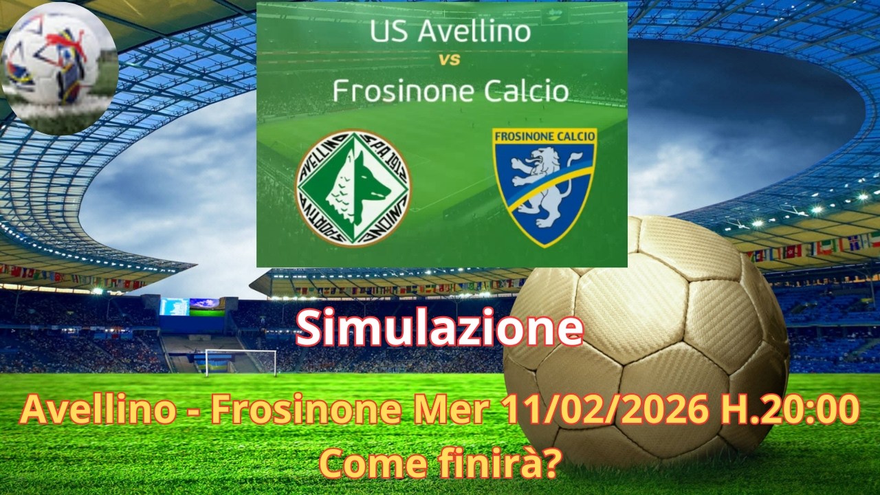 Avellino - Frosinone Mer 11/02/2026 H.20:00