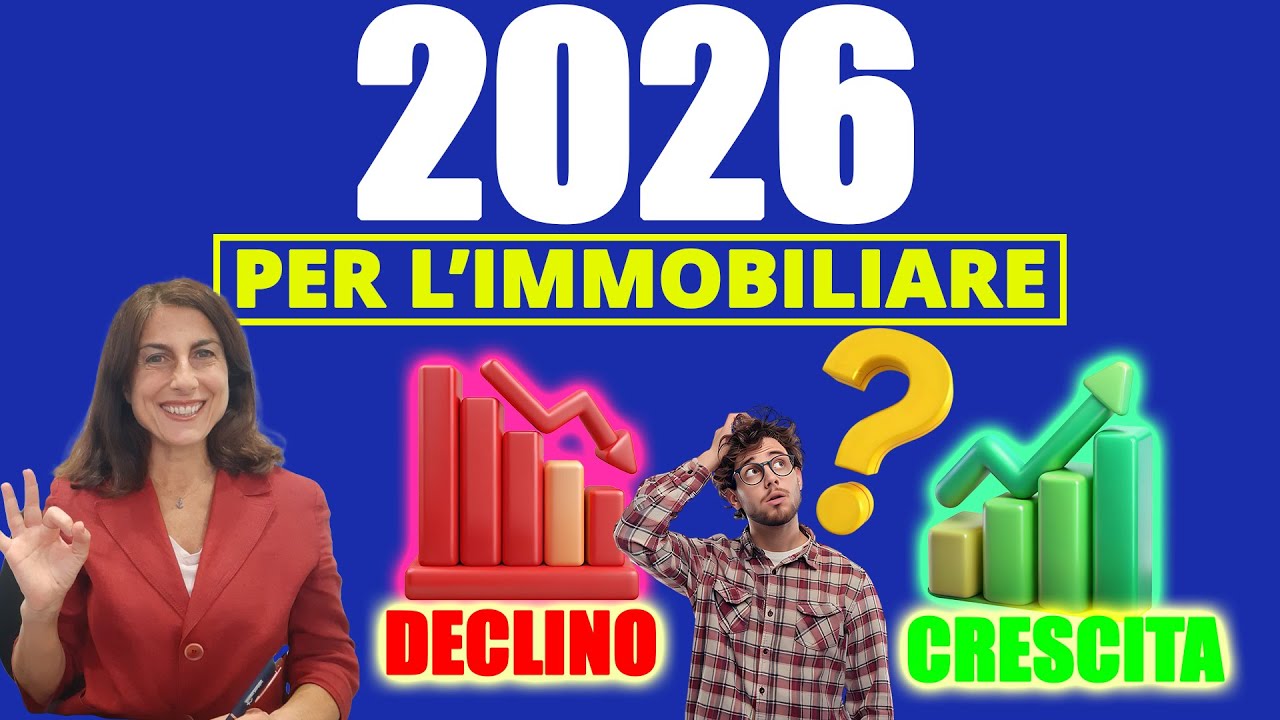 Mercato immobiliare 2026. Dati reali e previsioni per l'anno che verrà #immobiliare