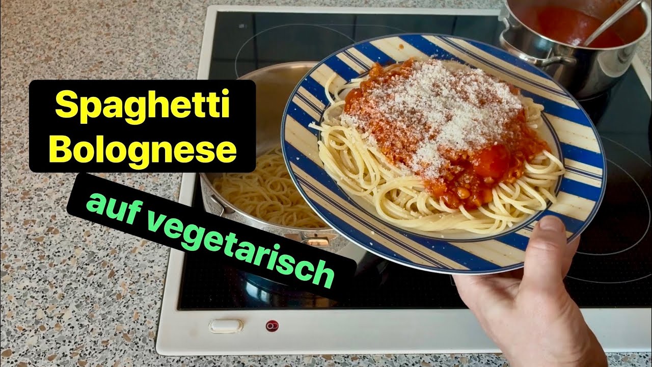 Spaghetti Bolognese mit Kichererbsen🫛🤭🍝 gut gekocht- schnell erklärt…