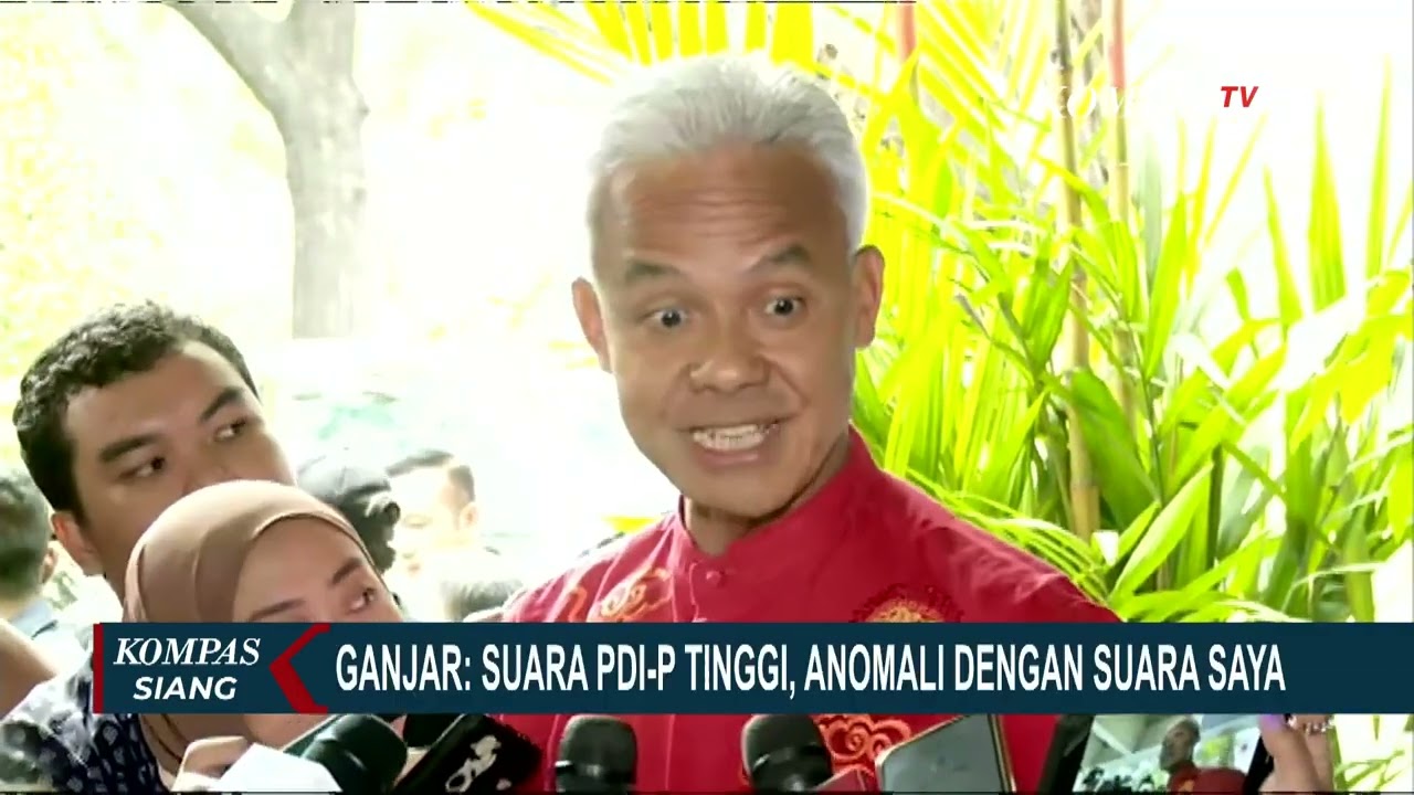 Ganjar Duga Ada Anomali di Hasil Quick Count Antara Pilpres dan Pileg