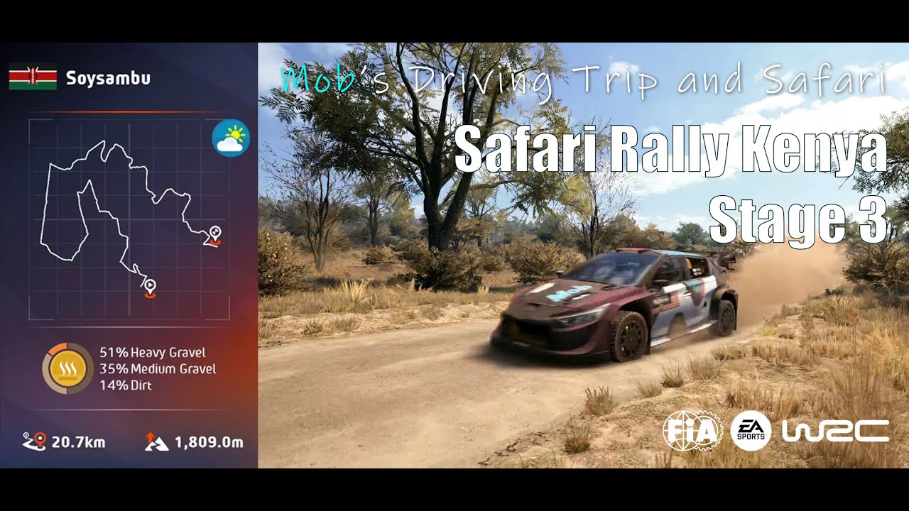 FIA WRC Safari Rally Kenya Stage3