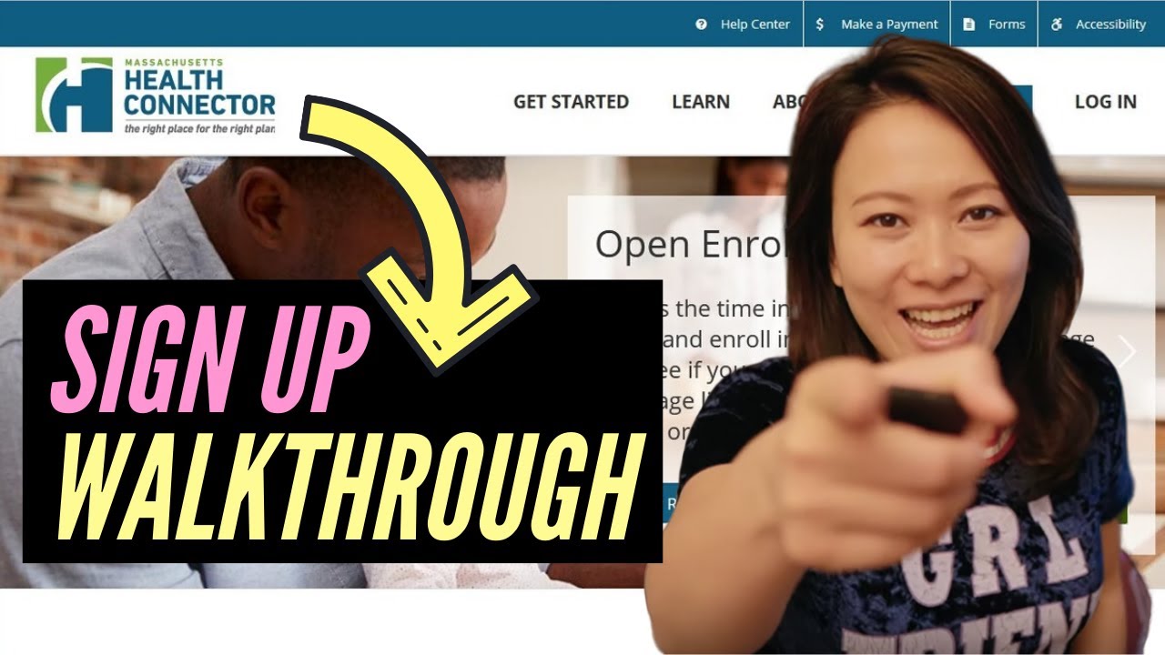 MA Health Connector Sign Up Account Creation Walkthrough #freelance #healthinsurance