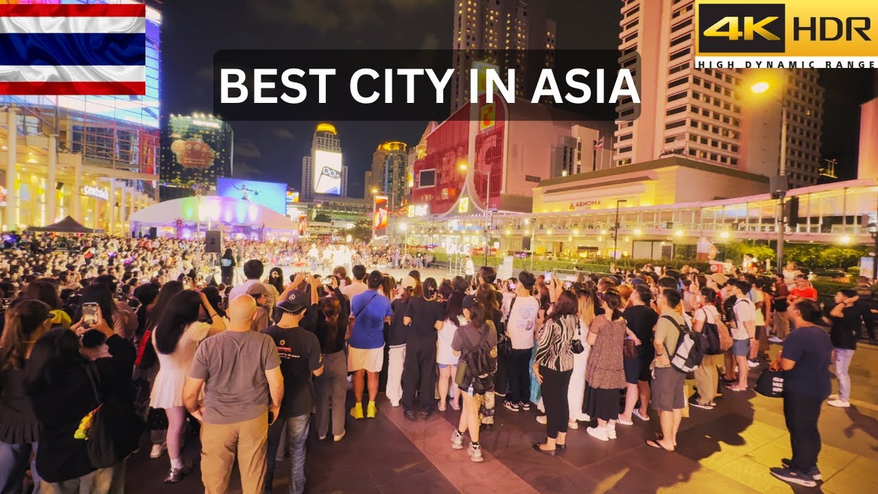Walking Bangkok Downtown 4K HDR: Explore the Heart of the City in Stunning Detail