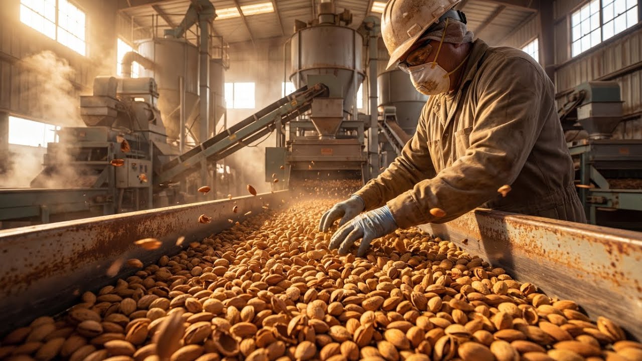 Inside America’s Almond Factories – You’ll Never Look at Almonds the Same