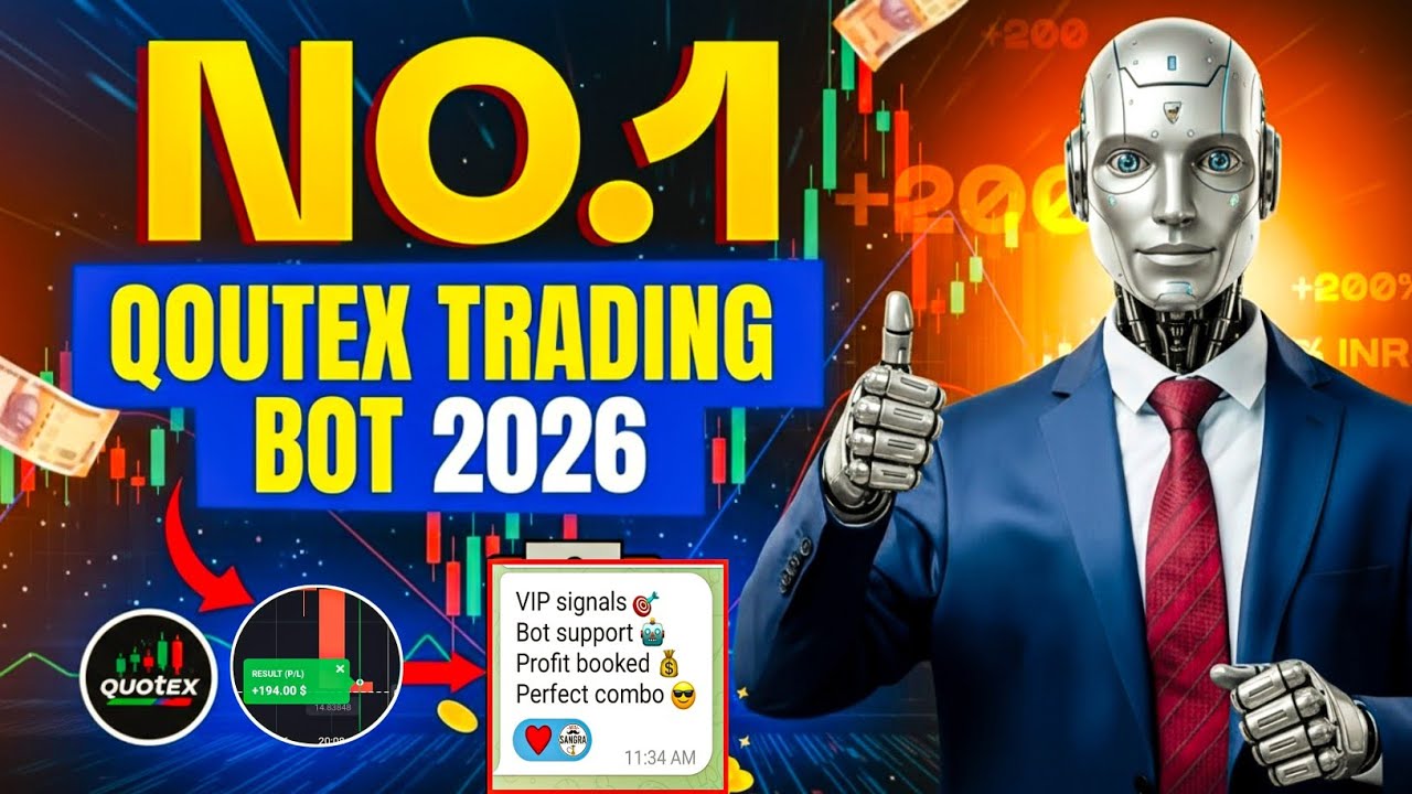 👌NO.1 2026 QOUTEX TRADING BOT।  quotex signal generator bot। Qoutex Trading strategy। Qoutex