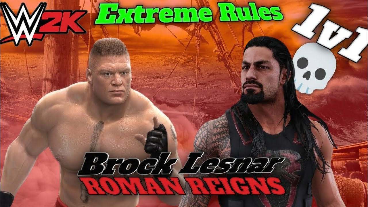 Roman Reigns vs. Brock Lesnar: The Ultimate Rematch! | WWE 2K Gameplay#romanreigns #brocklesnar #wwe