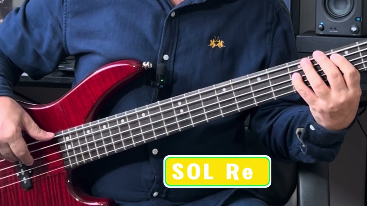 COMO TOCAR EL BAJO DESDE CERO Lección # 6 línea de bajo Más allá del Sol