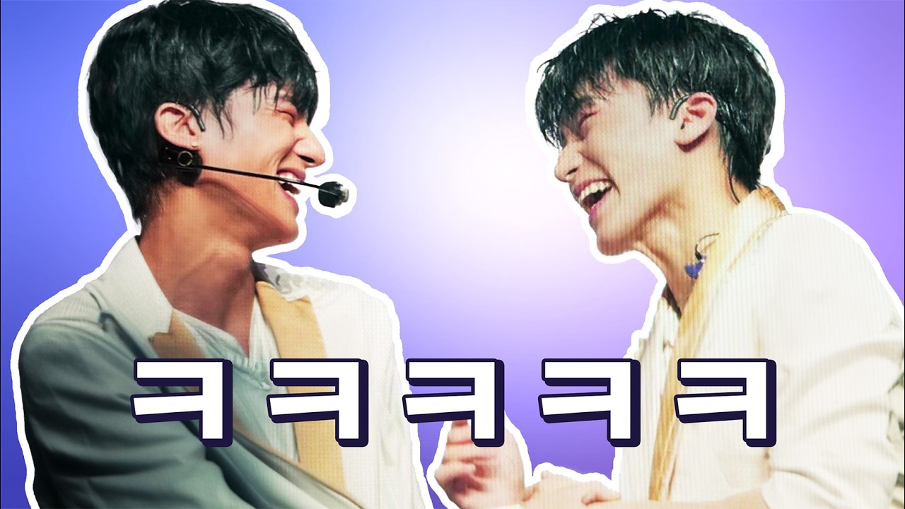 Woosan making each other laugh (for our sake)