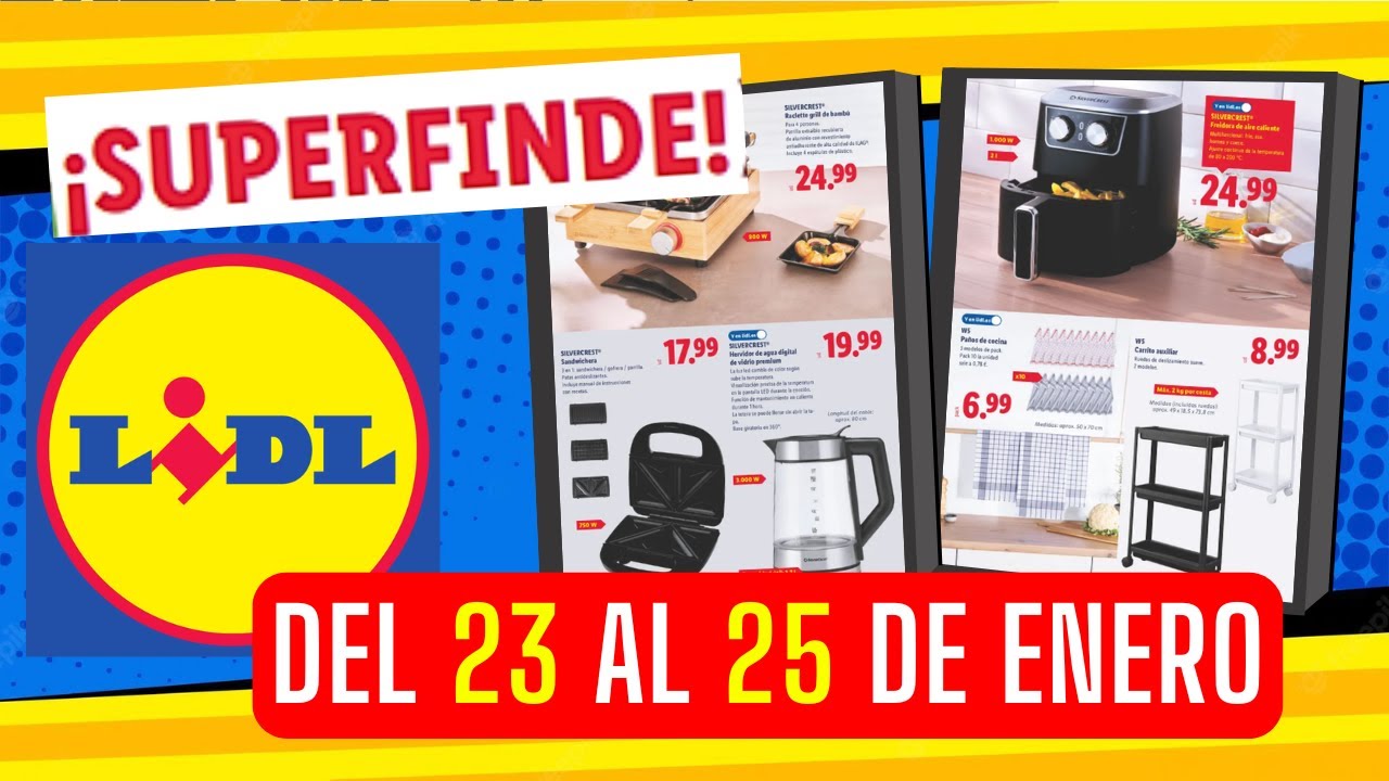 SUPERFINDE LIDL | LAS NOVEDADES QUE ARRASARÁN ESTA SEMANA