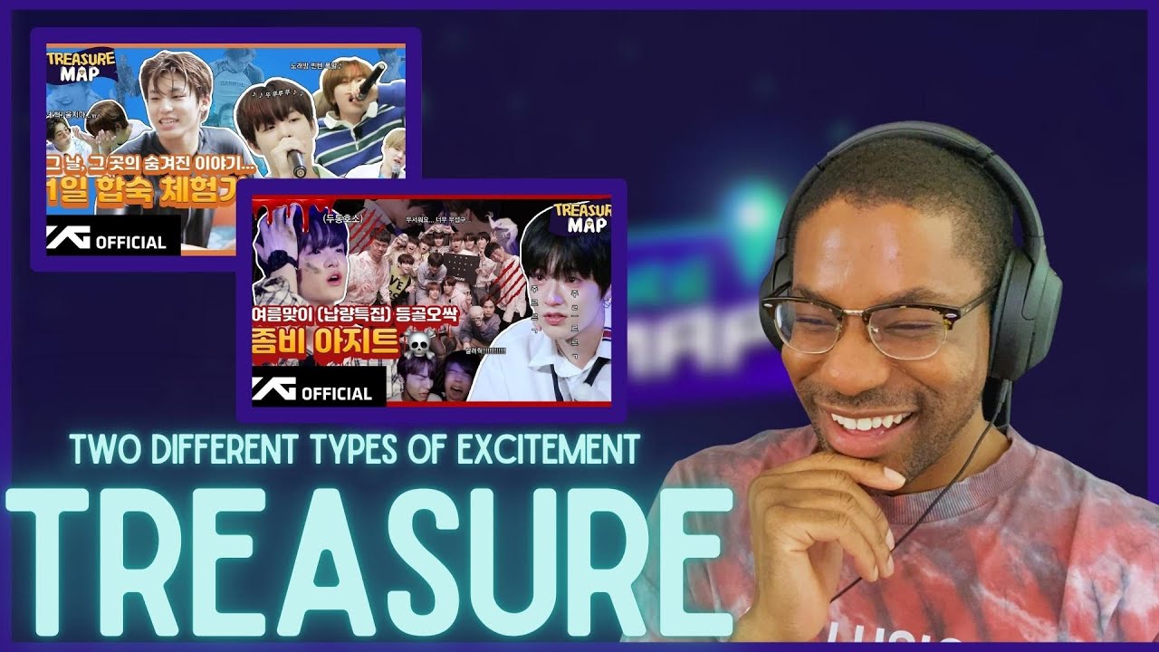 TREASURE | Treasure Map 24 & 25 REACTION | Two different types of excitement!