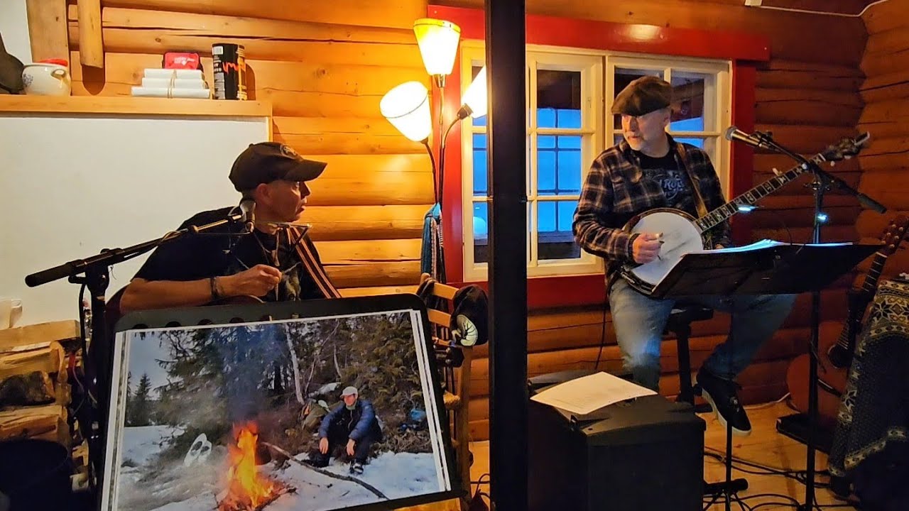 SKAUGUTTA:  Concert on Eiksetra in Finnemarka, Norway,  oct. 21st 2023. POCAHONTAS, Neil Young cover