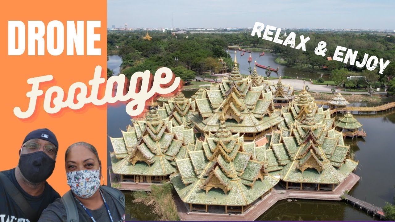 DRONE AERIAL Views - AMAZING TEMPLE FROM THE SKY - MUST SEE!!