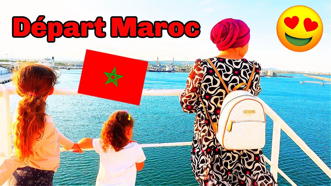 Vlog - D&eacute;part au MAROC en B&Acirc;TEAU en famille (S&egrave;te-Nador) PLAGE
