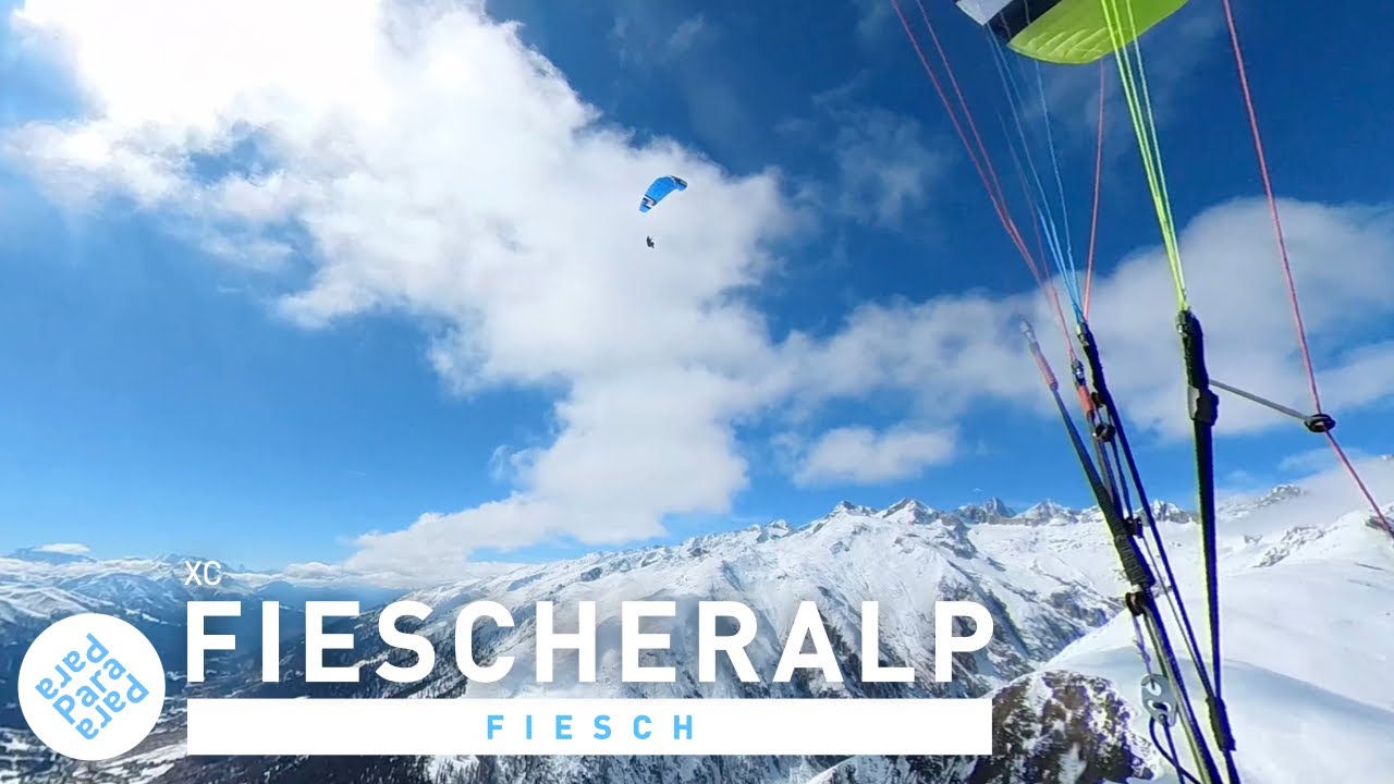 El Clásico - XC flight Fiesch - Oberwald - Riederalp - Fiesch, Switzerland, Mid of March 2023