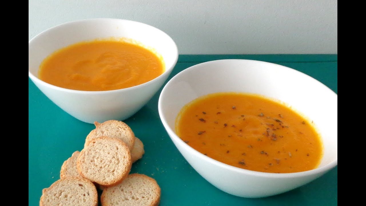 Como Fazer Sopa de Cenoura com Abobrinha passo a passo