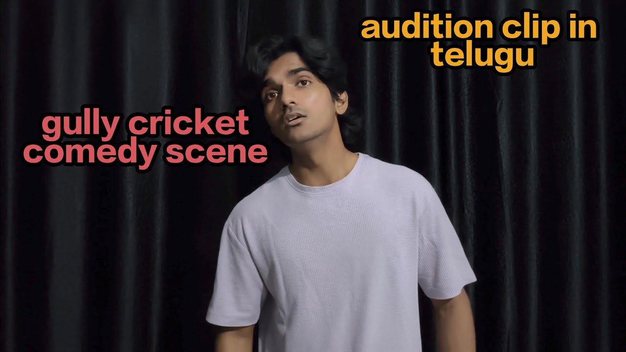 Gully Cricket Comedy Scene – Acting Audition Clip | GS Kalyan