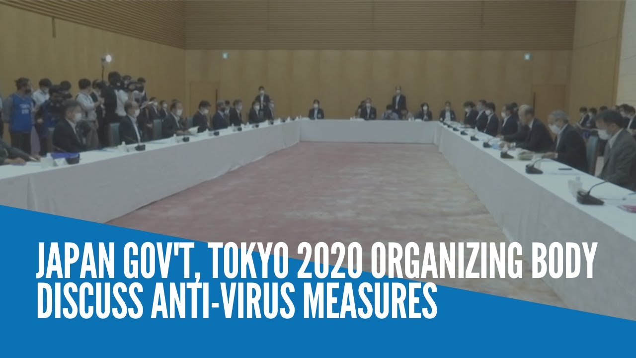 Japan gov't, Tokyo 2020 organizing body discuss anti-virus measures