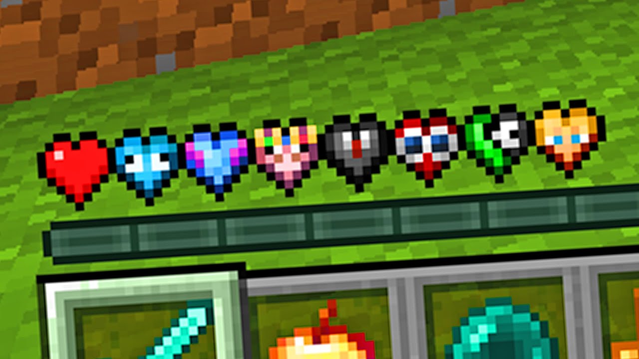 Minecraft, Men Der Er CUSTOM HJERTER!