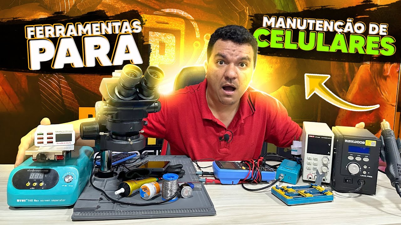 Ninguém fala ISSO sobre as FERRAMENTAS de Manutenção de Celulares! Nem eu deveria FALAR...