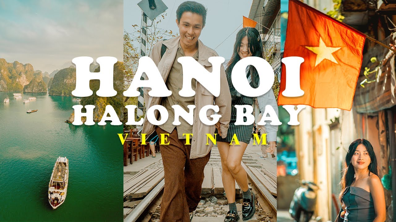 Hanoi and Halong Bay Vietnam 🇻🇳 4k | Cafe, Restaurant and Cruise Ship