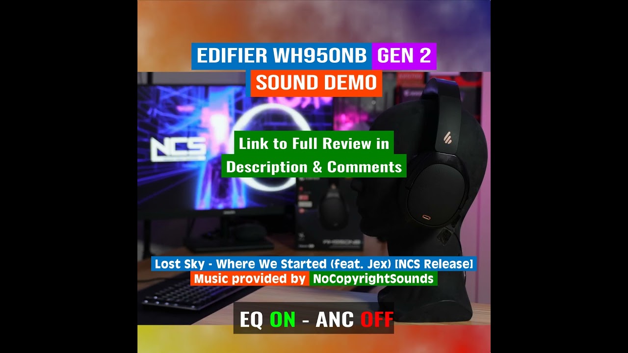Edifier WH950NB Gen 2 Sound Quality Test