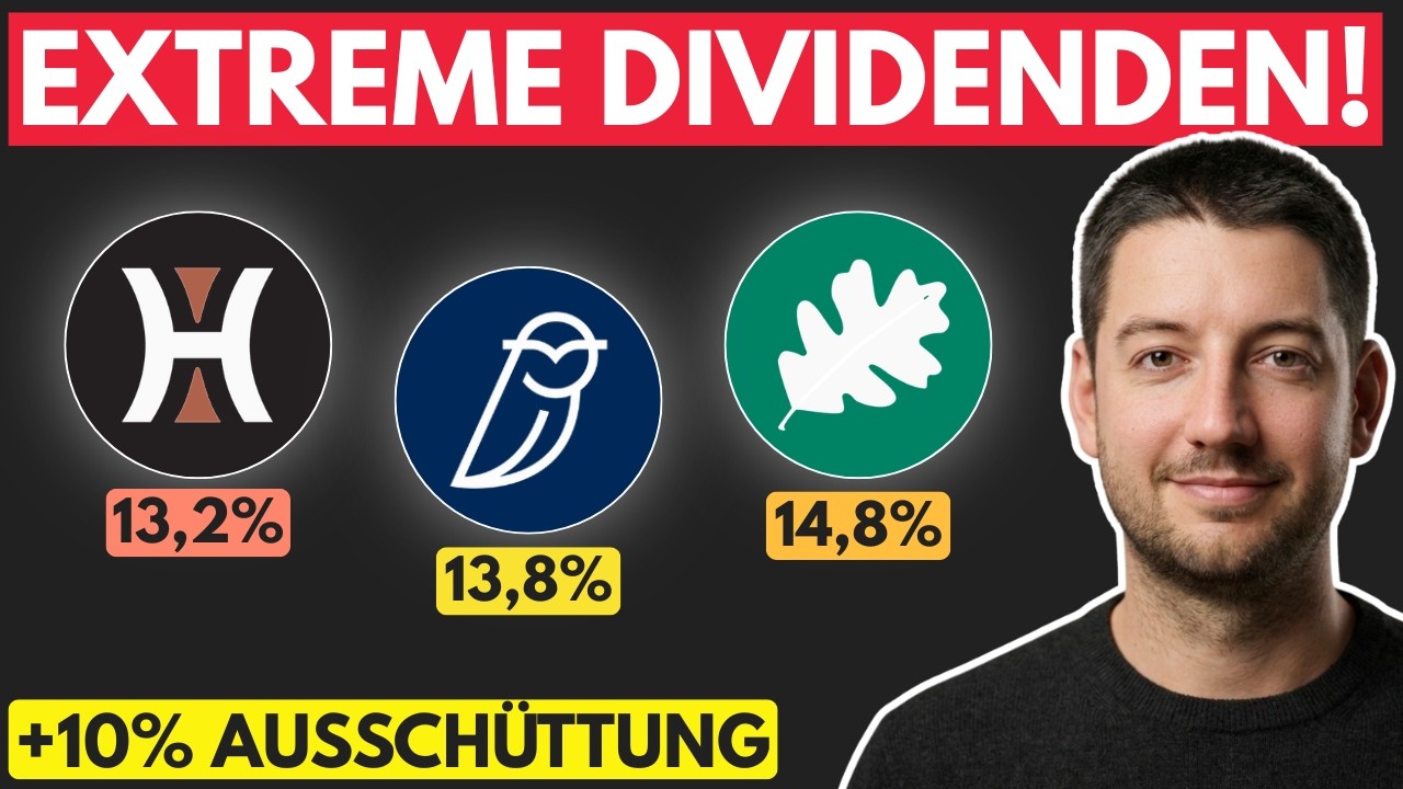 Fast 15% Dividende: Extreme DIVIDENDEN Aktien im Check! 🤑