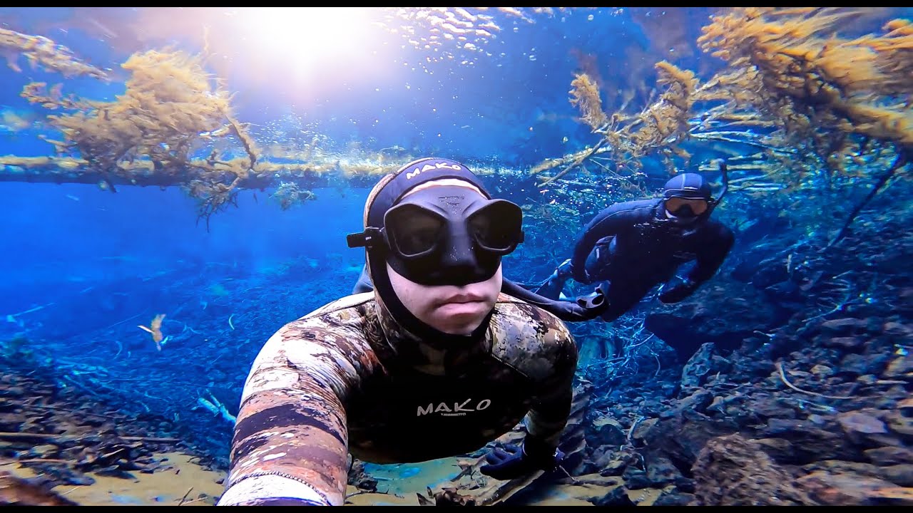 Freediving COLD Water in Oregon!
