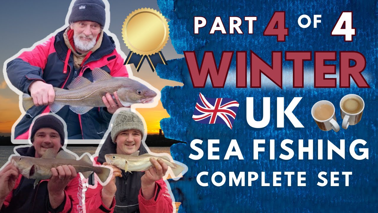 Part 4 - River Mersey COD Fishing UK Sea Fishing, Plus Fleetwood PB Whiting