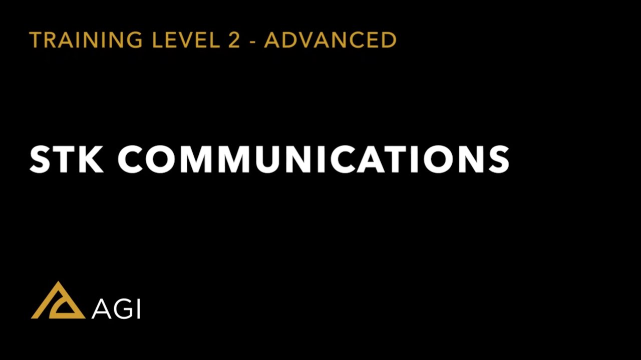 Lesson 14 STK Communications