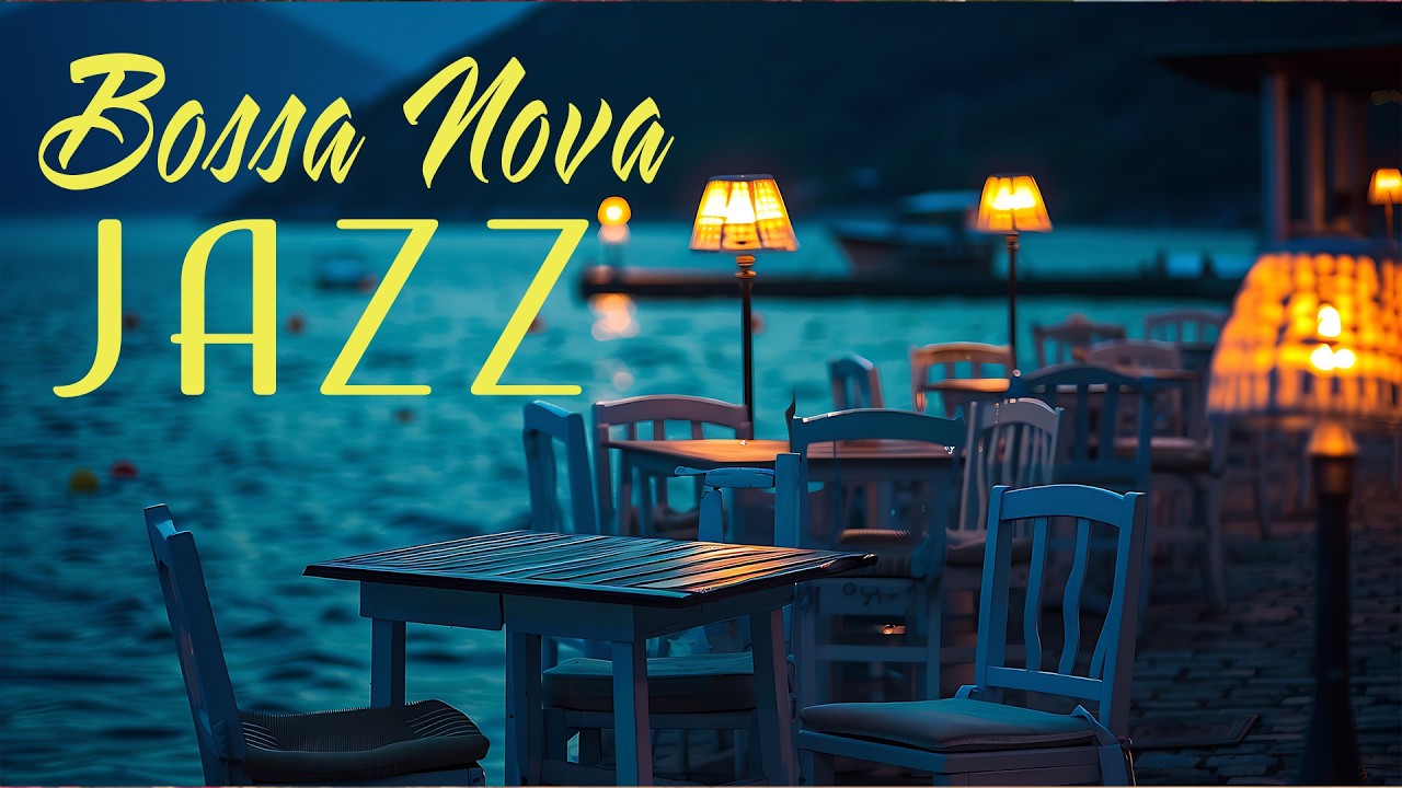 🔴 LIVE Bossa Nova Jazz 🌊🍷 Warm Ocean Night Lounge for Love, Wine & Slow Evenings 🎶