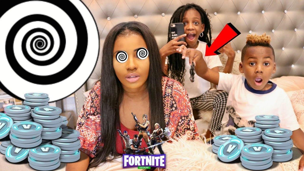 YAYA and DJ WE Hypnotized Our Mom to Buy Us FORTNITE VBucks