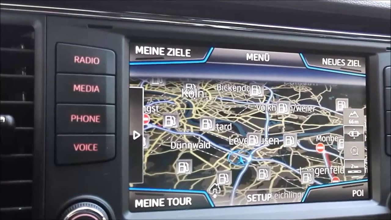 Seat Leon 5f Navi Eigene POI Tutorial