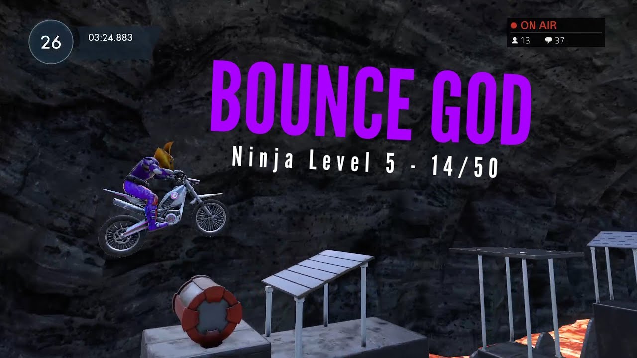 Trials Fusion - Bounce God [Ninja Level 5]