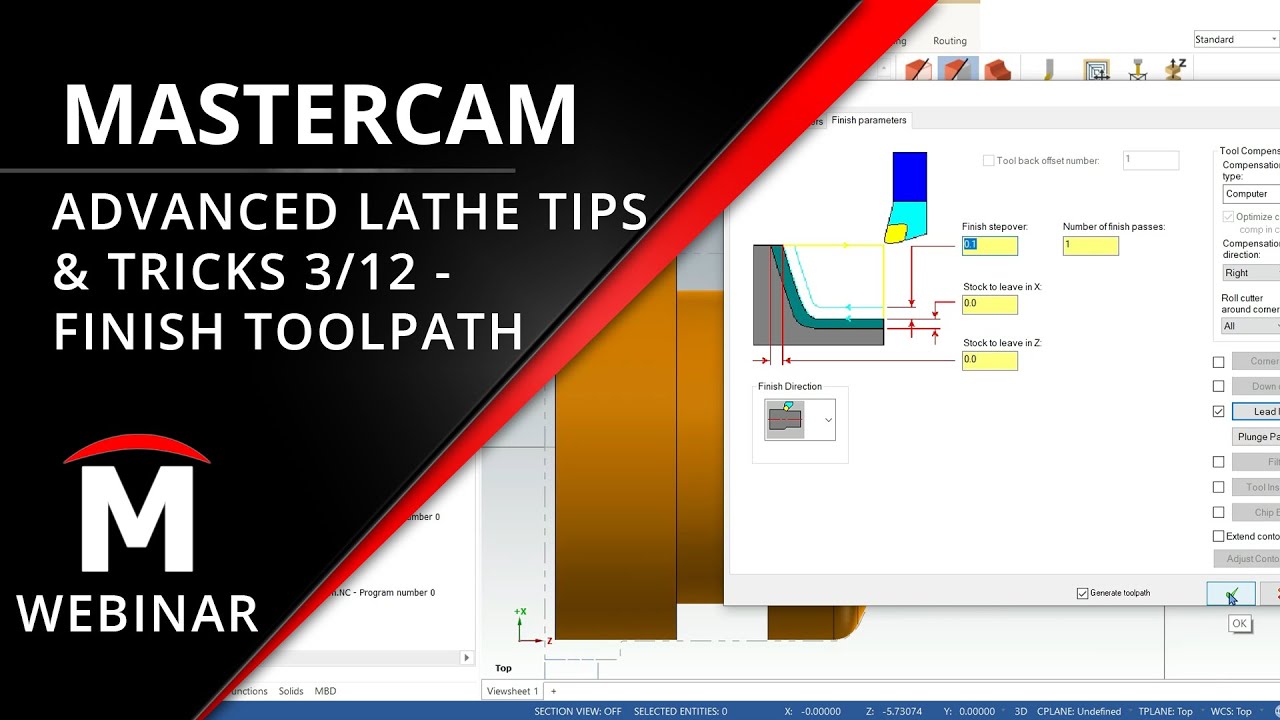 How to Create a Finishing Toolpath - Advanced Lathe Tips and Tricks 3/12