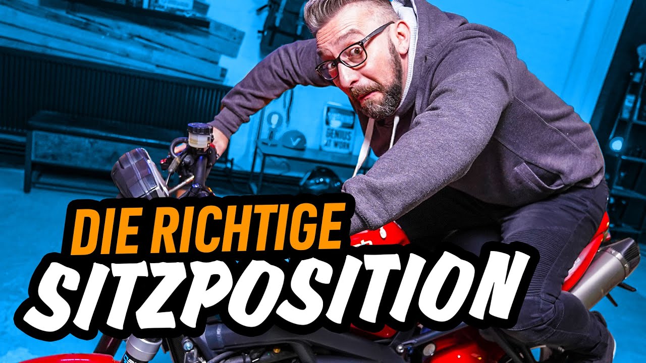 Sitzt du RICHTIG auf dem Motorrad?