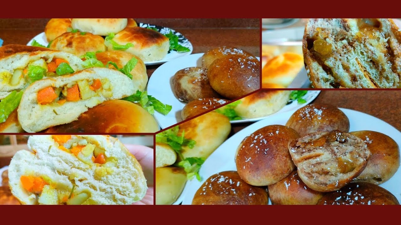 #معجنات  رمضان 🌛 بعجينة واحدة معجنات حلو ومالح 🌛  فطائر بالبطاطس/فطائر المربي لسحور رمضان