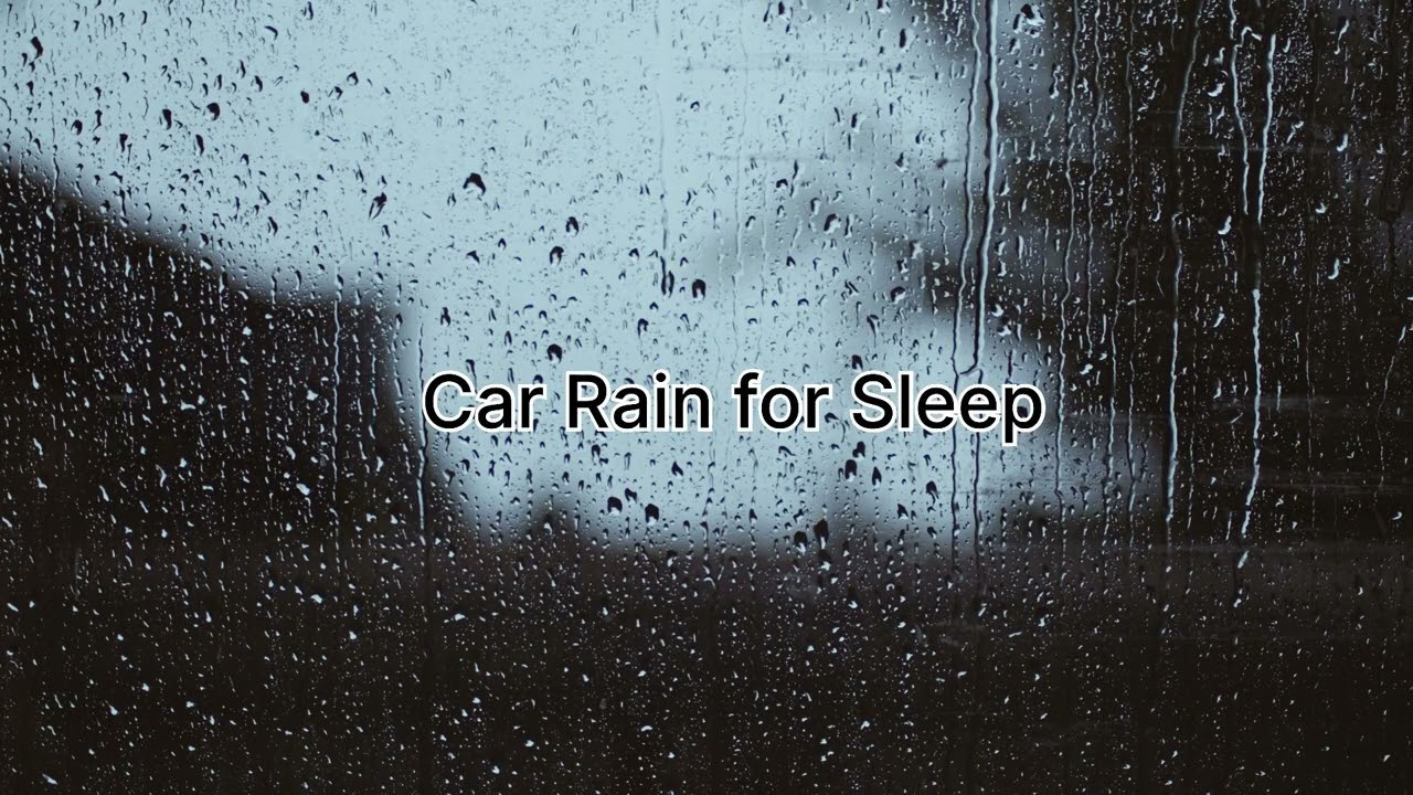 Can’t Sleep??? Fall Asleep in 60 Seconds ⛈️ Rain at Night for Anxiety Relief | Rain in Van |