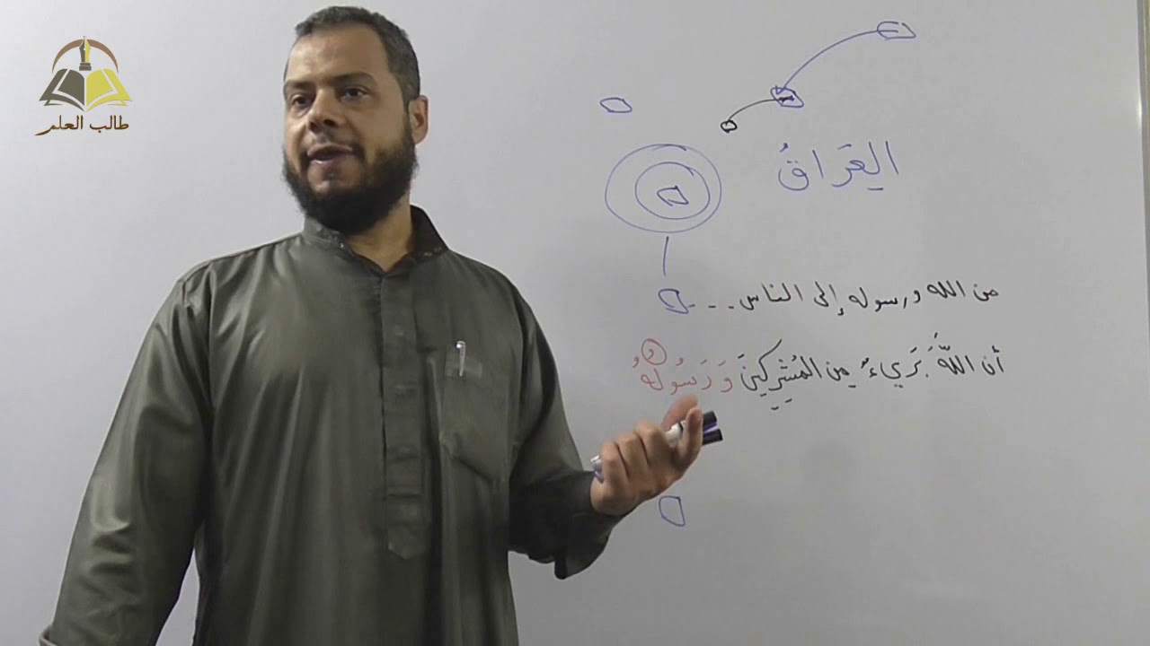 ١. شرح متن الآجرومية (الدرس الأول) الأستاذ أحمد شوقي