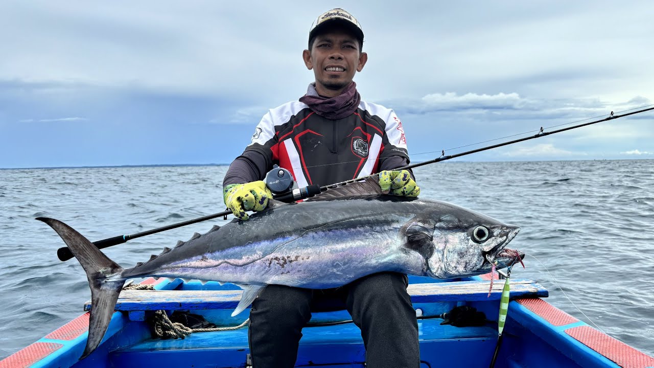 Joran Terbaru SLOW OCEAN dari Seahawk Taklukkan Dogtooth Tuna Babon !!