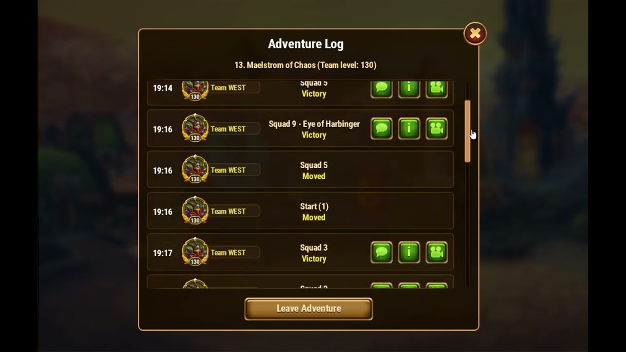 Team WEST Travels Adventure 13 (Map 10) #HeroWars