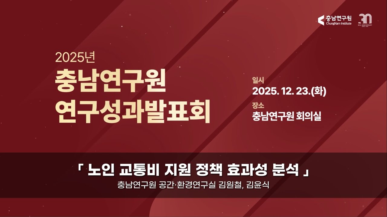 노인 교통비 지원 정책 효과성 분석